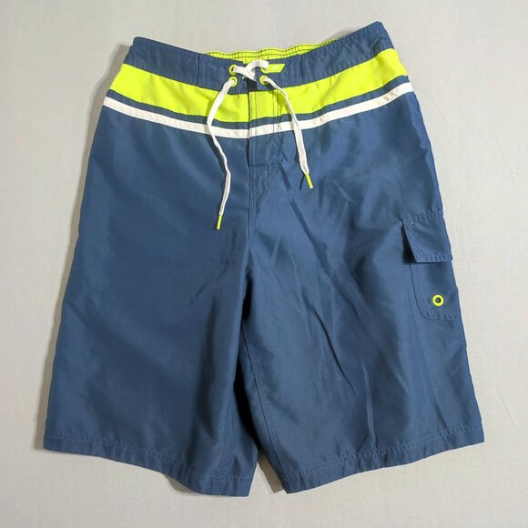 Speedo board shorts men's youth sz XL blue colour summer swim wear - Picture 1 of 11